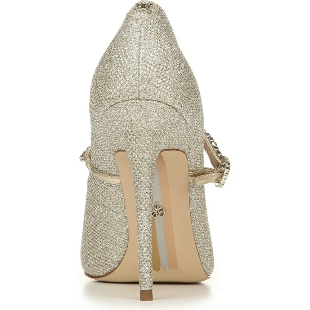 Sam Edelman Debrah Crystal Mary Jane Pointed Toe - Picture 7 of 12